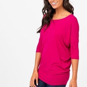 NWT Raspberry Dolman Tunic Agnes & Dora